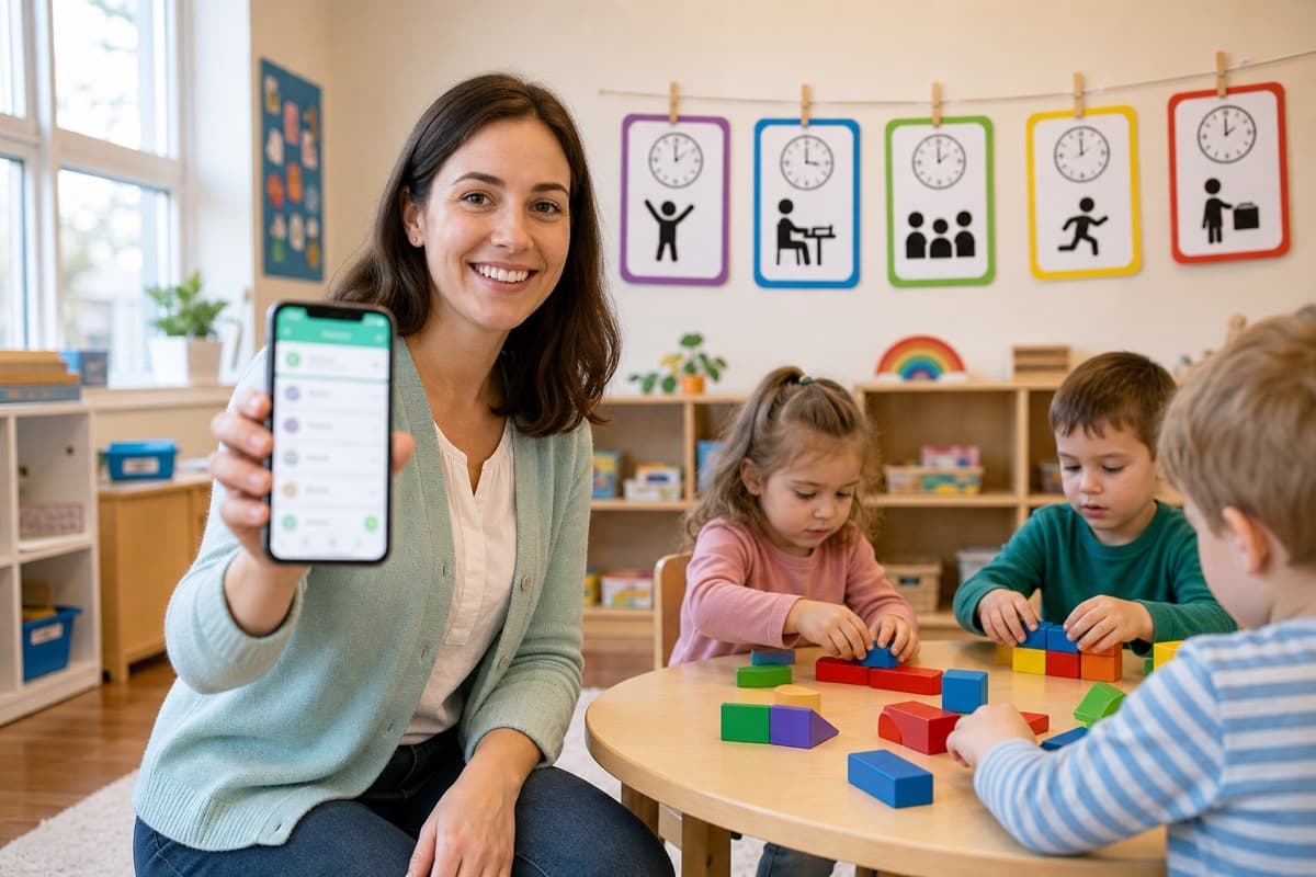 Tägliche Abläufe im Klassenraum